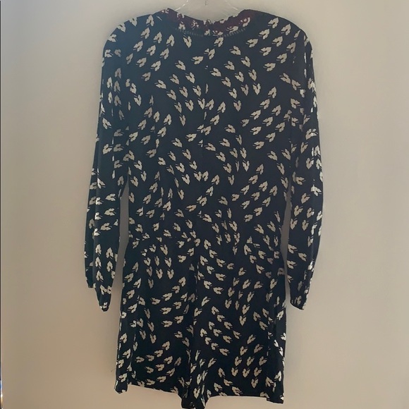 Black and white romper with eyelet detail. - Picture 4 of 5